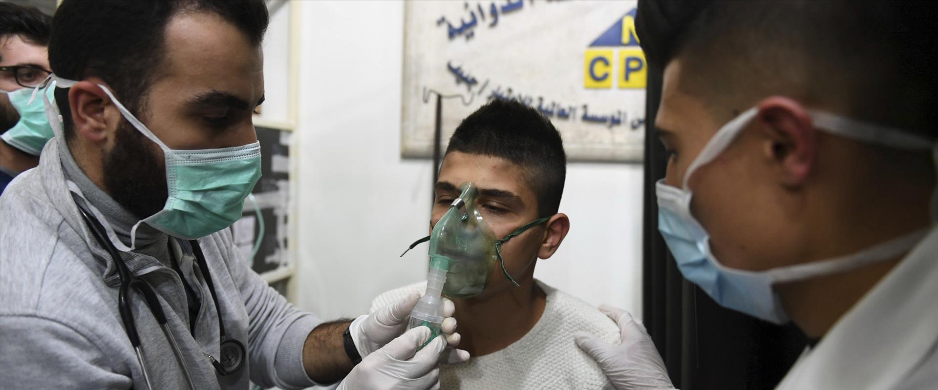 פצועים במתקפה כימית בסוריה