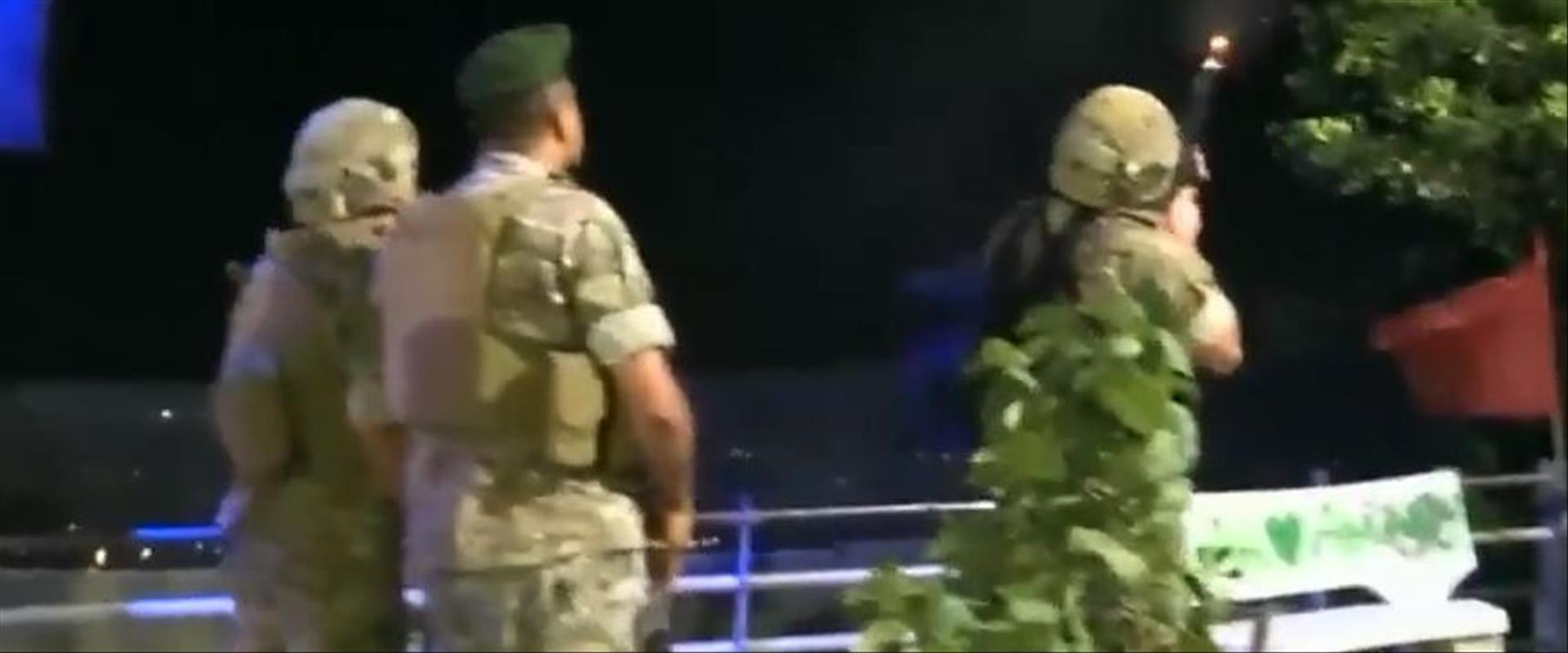 תיעוד לבנוני של הירי לעבר הרחפנים של צה"ל