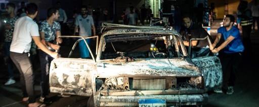 המכונית שהתפוצצה בקהיר