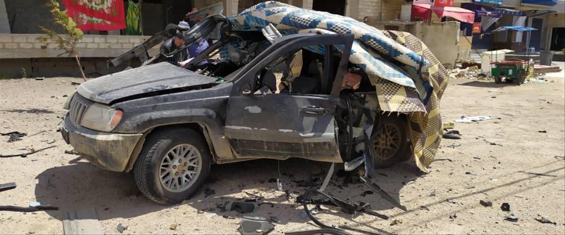 הרכב שהתקף בגבול סוריה - לבנון