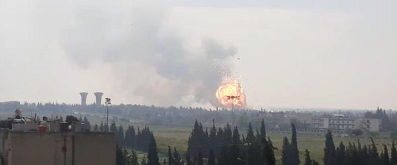 هجوم  صاروخي على مواقع حزب الله  - ارشيف