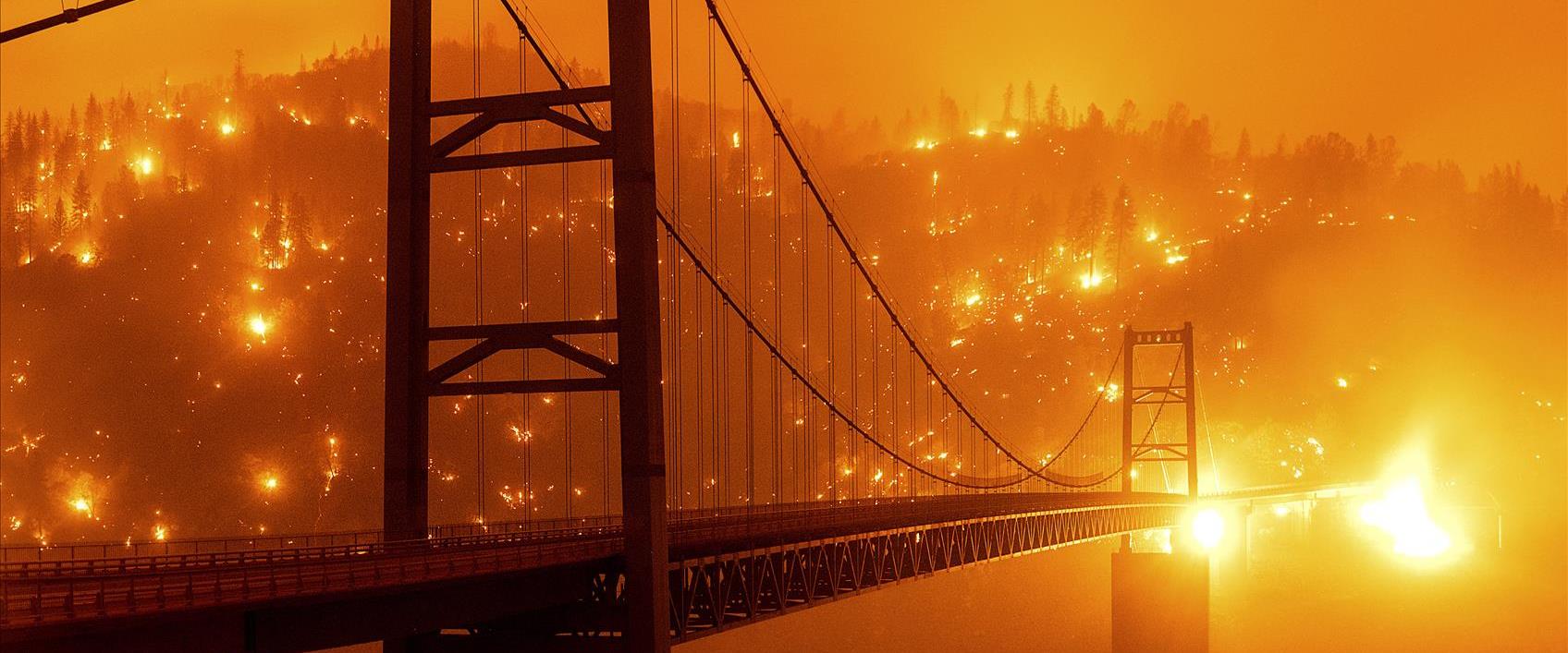 שריפות בסמוך לגשר הזהב