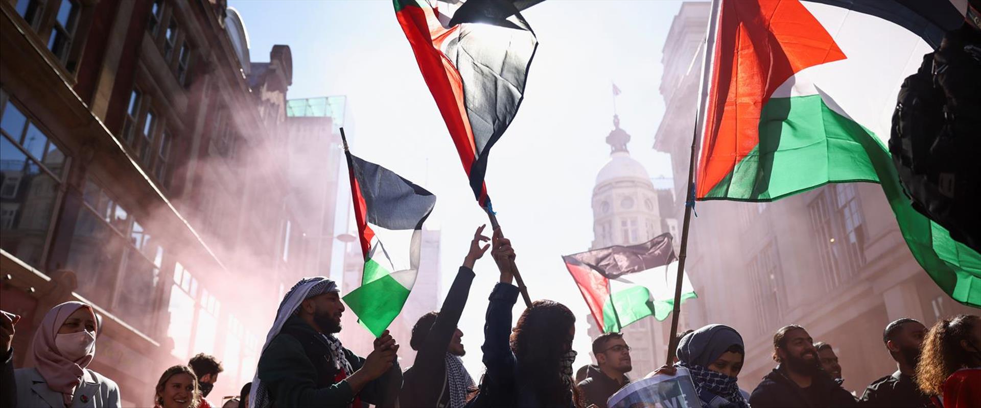 הפגנות תמיכה בפלסטינים