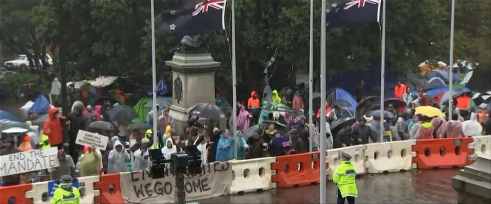 הפגנה בניו זילנד