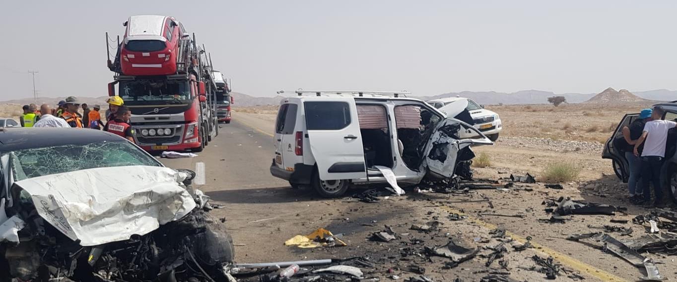 תאונה בכביש הערבה