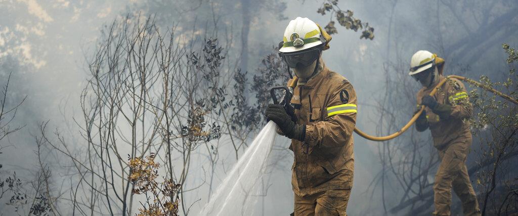 שריפת יער בפורטוגל