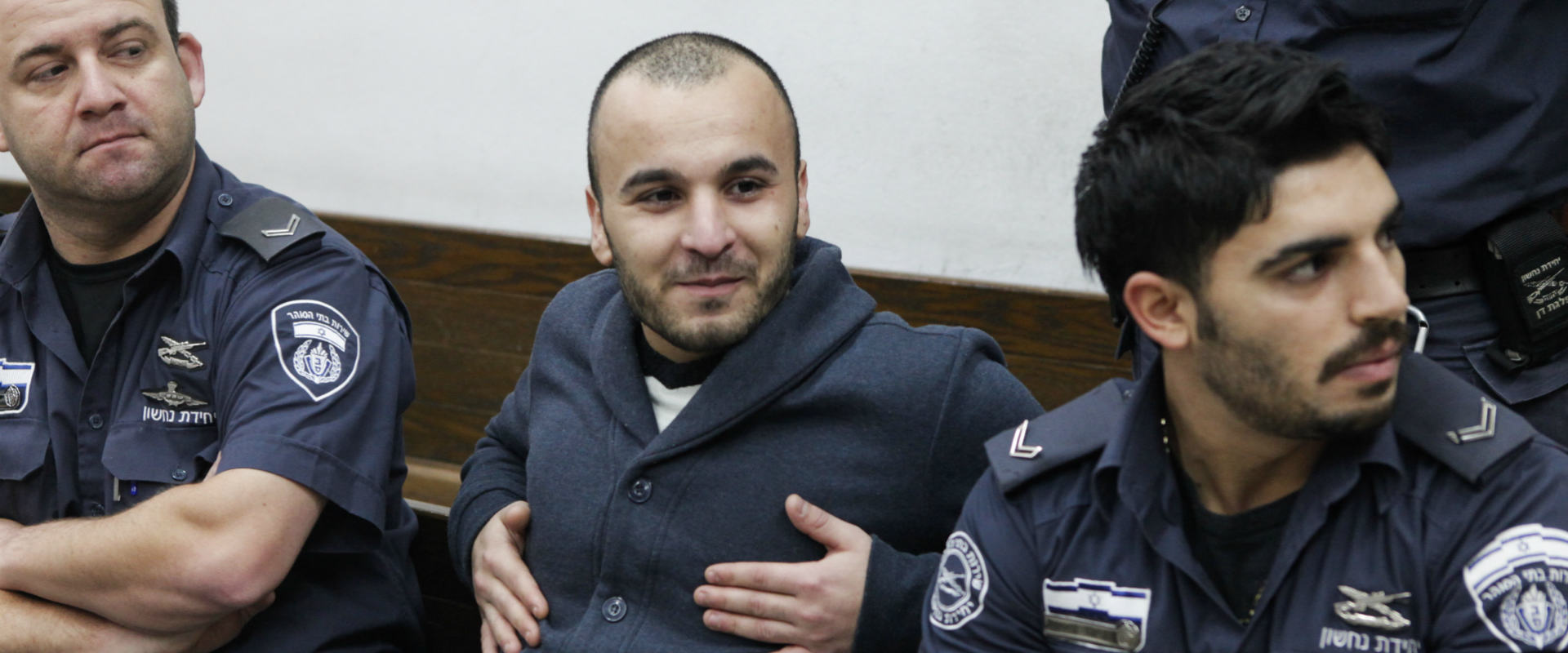 זאור חנקישייב בהארכת מעצרו. פברואר 2014