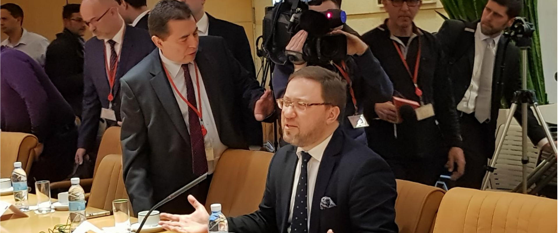 סגן שר החוץ הפולני בפגישה במשרד החוץ