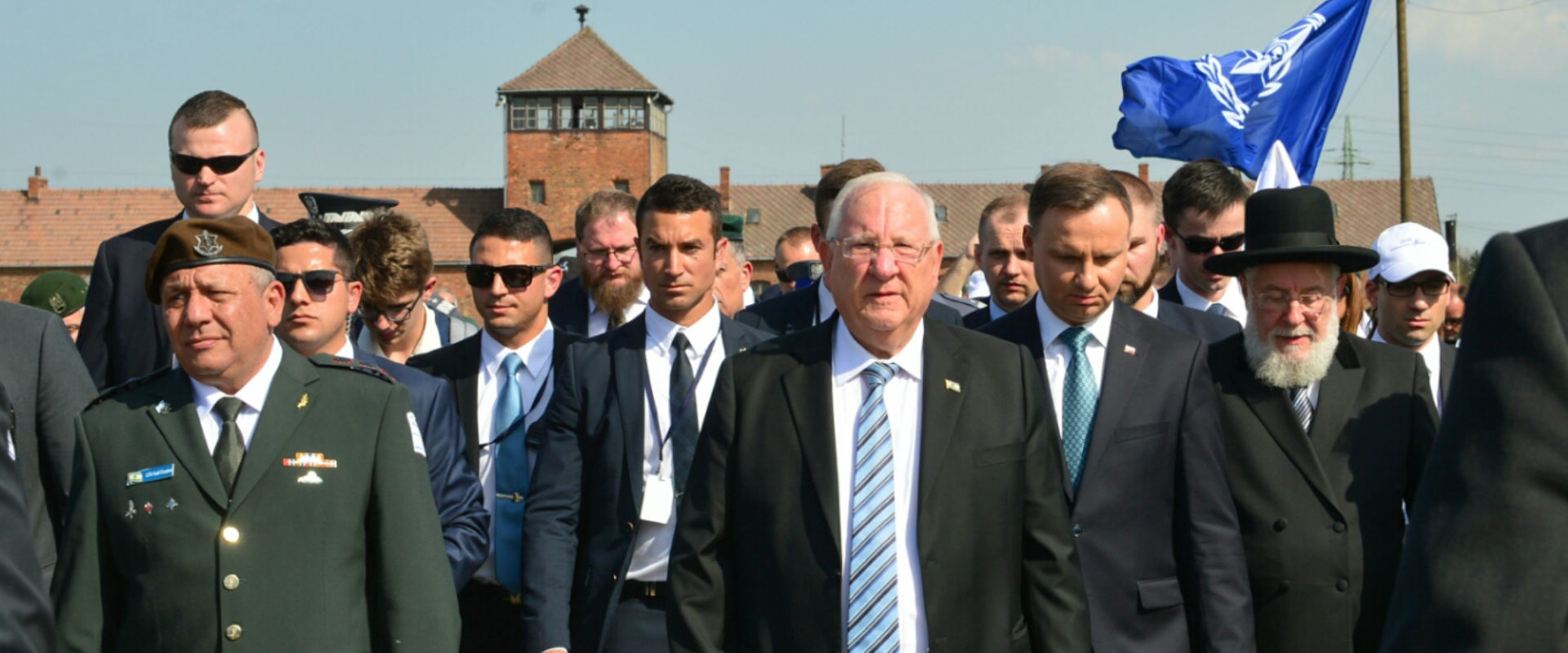נשיא המדינה, ראובן ריבלין, בצעדת החיים בפולין
