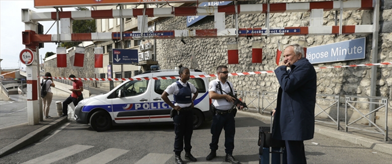 זירת הפיגוע במרסיי, צרפת